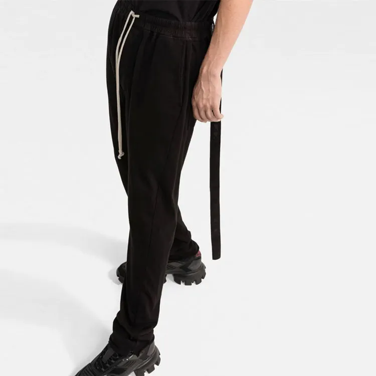 Rick Owens DRKSHDW FW21 Knitted Sports Pants Men's Black-3
