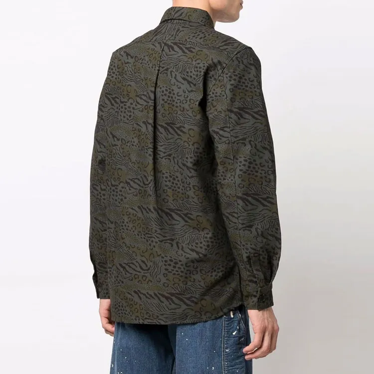 KENZO Shirts Men Green-2