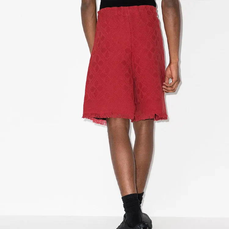 Marine Serre Casual Shorts Men Red-2