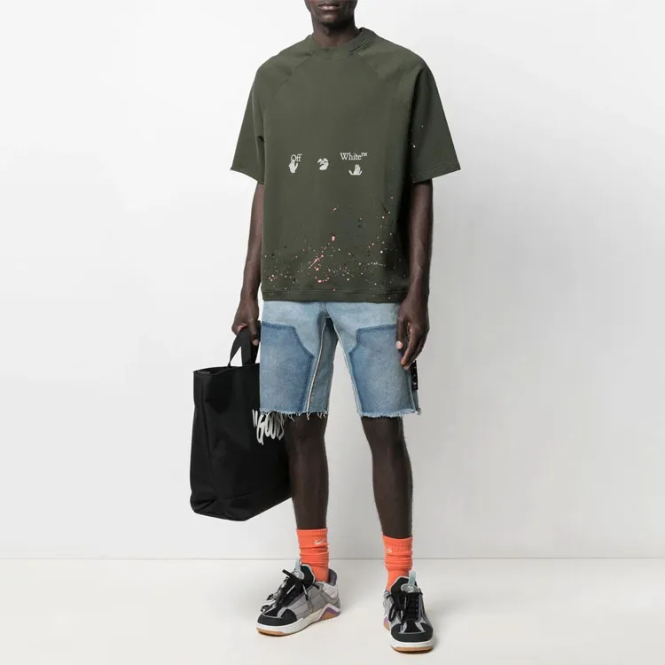 OFF WHITE Vintage Paint T shirt-1