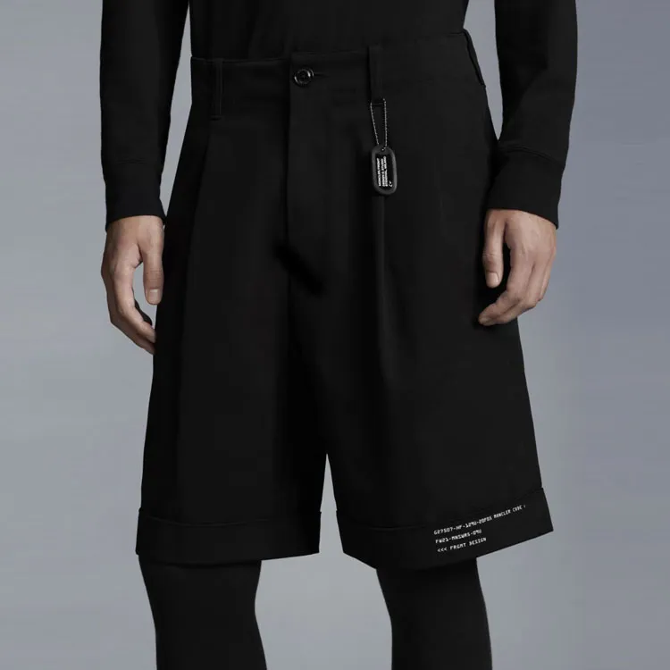 Moncler GENIUS X Fujiwara Hiroshi FRGMT Casual Shorts Men Black-3