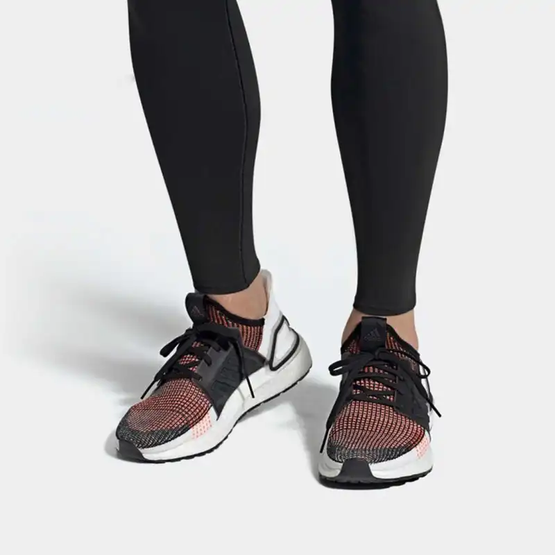 Adidas Ultra Boost 2019 Black White Solar Orange-5
