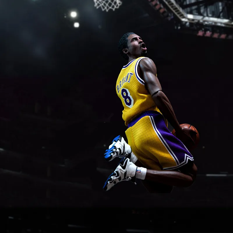 ENTERBAY Nba Collection Kobe Bryant La Lakers 1/6 Scale Real Masterpiece Action Figure Set-3