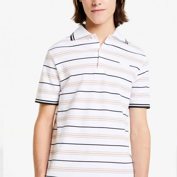 Maison Kitsune Polo Shirts Men White-2