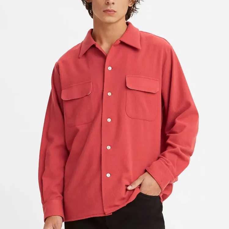 Levis Shirts Men Red-2