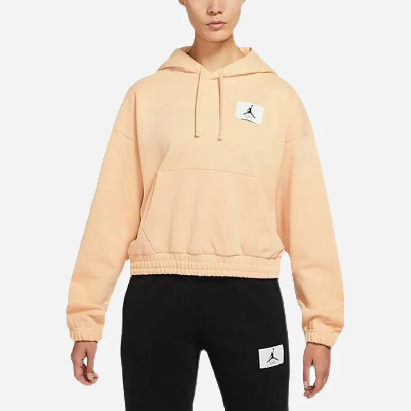 Jordan Essentials Sweatshirts Women's Light Apricot Yellow-3