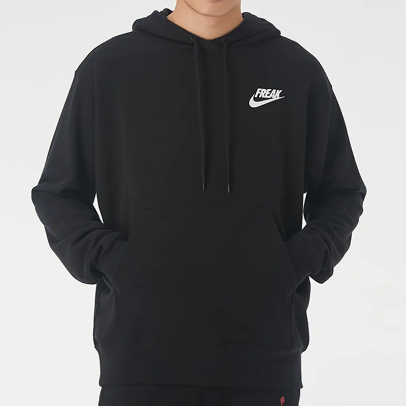 Nike Giannis Men's Alphabet Pullover Hooded Sweatshirt Black POIZON