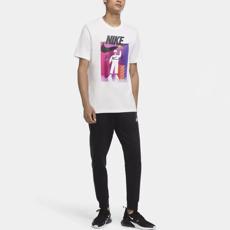Nike Set-in Sleeve T-Shirt Men's White-2