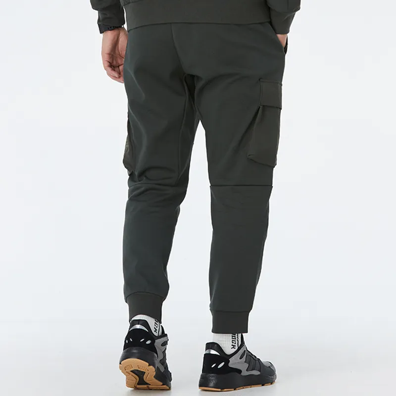 Adidas Knitted Sweatpants Men Dark Gray-2
