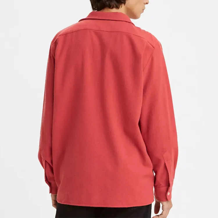 Levis Shirts Men Red-3
