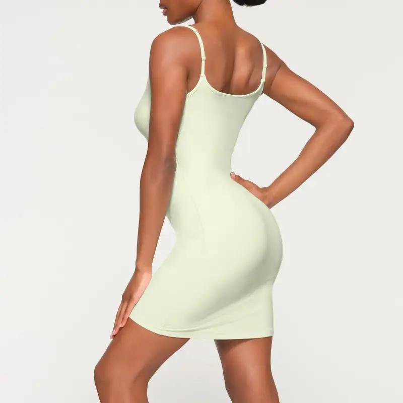 Skims Slip Dresses Women's Green-3