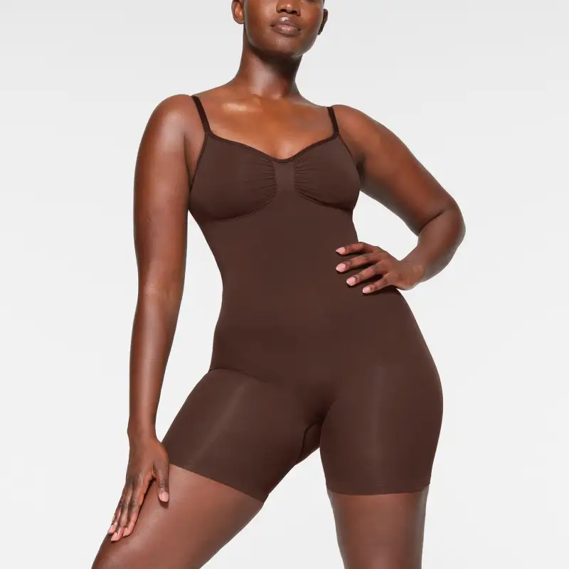 Skims Sleeveless Dresses Women's Cocoa Brown-1