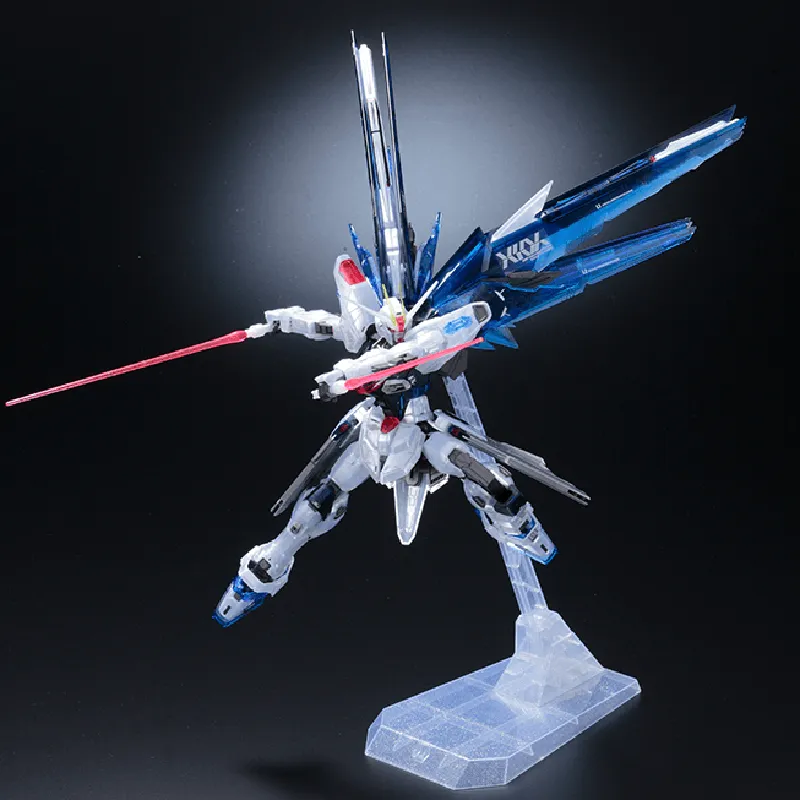 BANDAI MG 1 100 Mobile Suit Gundam SEED Freedom Gundam 2.0 Multicolor Transparent Model Kits 18cm-2