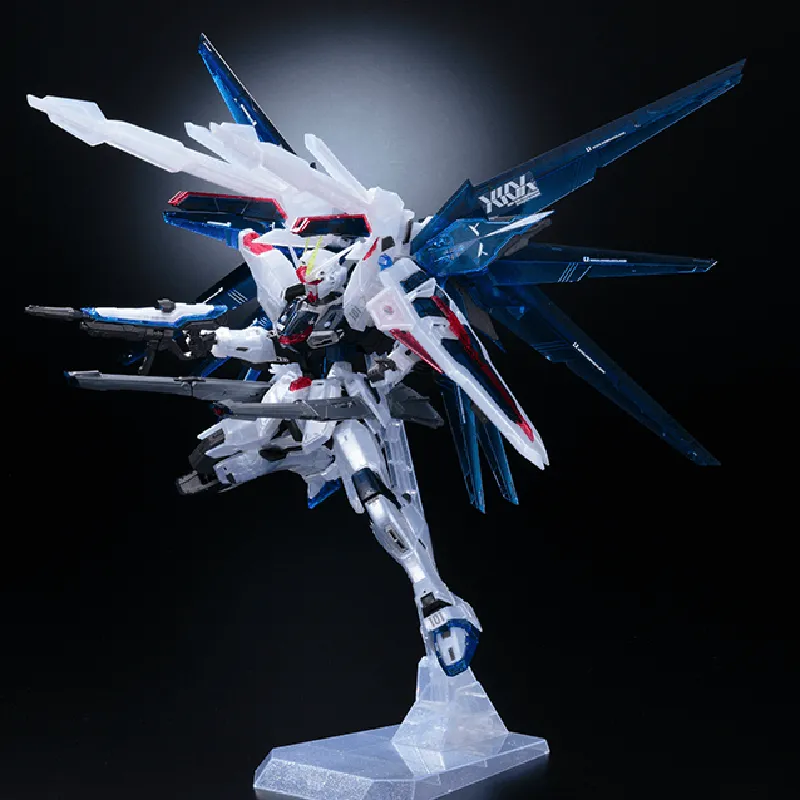 BANDAI MG 1 100 Mobile Suit Gundam SEED Freedom Gundam 2.0 Multicolor Transparent Model Kits 18cm-3