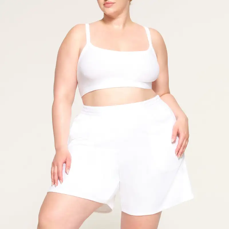 Skims Casual Shorts Women's White-1