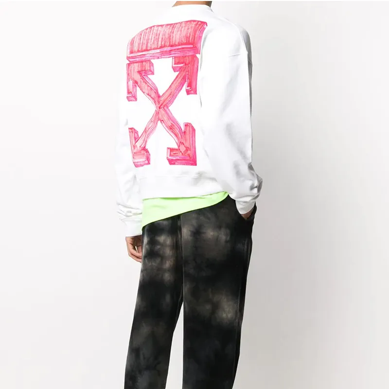 OFF WHITE Oversize Fit Marker Arrows Crewneck Sweatshirt-1