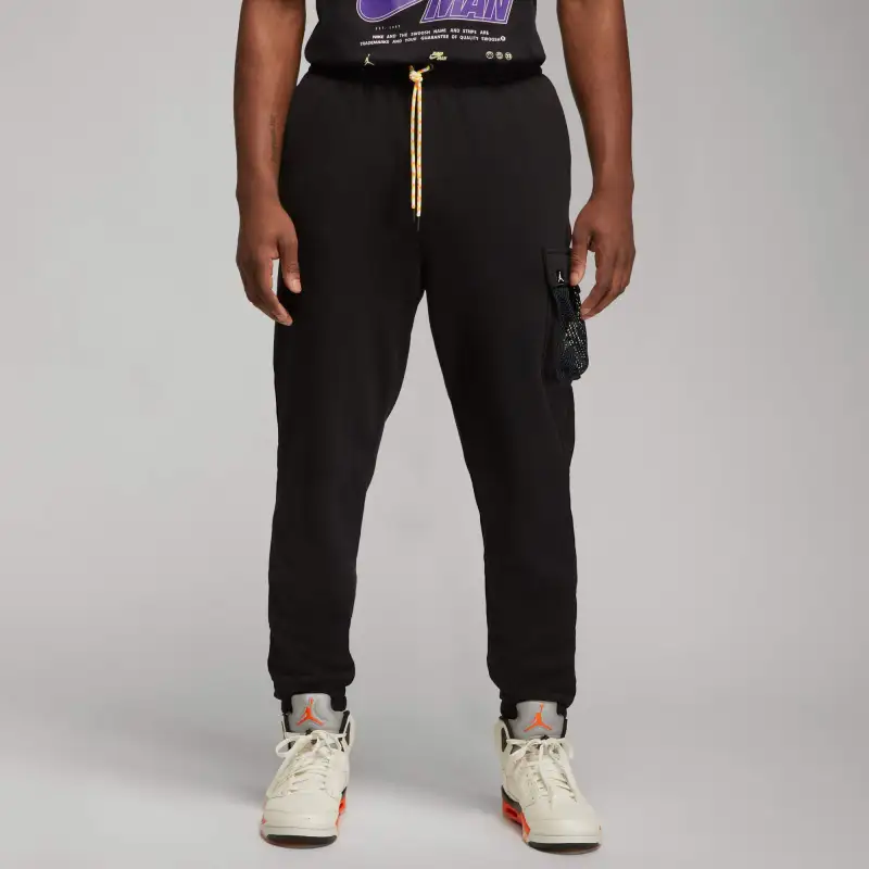 Jordan Knitted Sweatpants Men Black-3