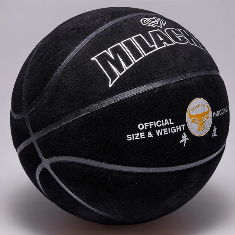 MILACHIC Cow Leather Basketball Cool Black Size 7 Training Unisex-1
