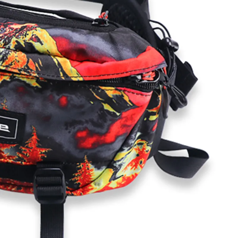 Dakine Running Equipment Running Fanny Pack Dusty Blue, Snow Mountains Sunset-4