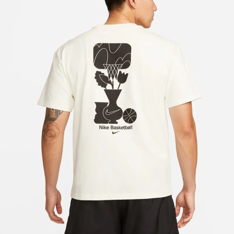 Nike T Shirts Men Ecru-4