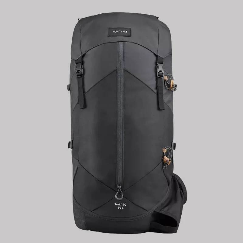 DECATHLON Polyester Polyurethane Backpack Regular Men's Black-3