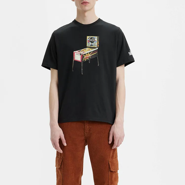 Levis SilverTab Series T-Shirts Men Black-2