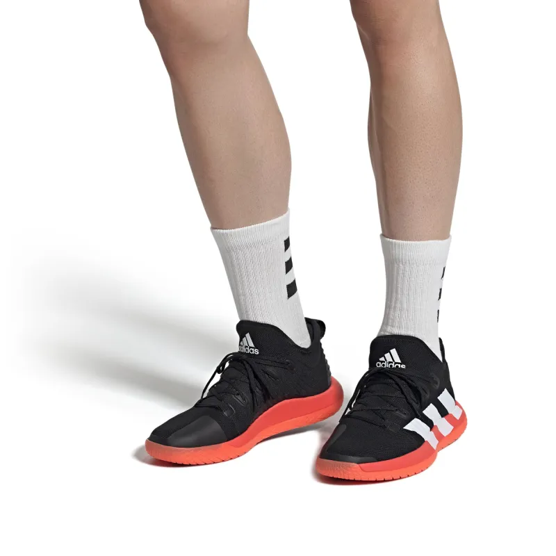 Adidas Stabil Next Gen Primeblue Handball Shoes 'Black Solar Red'-6