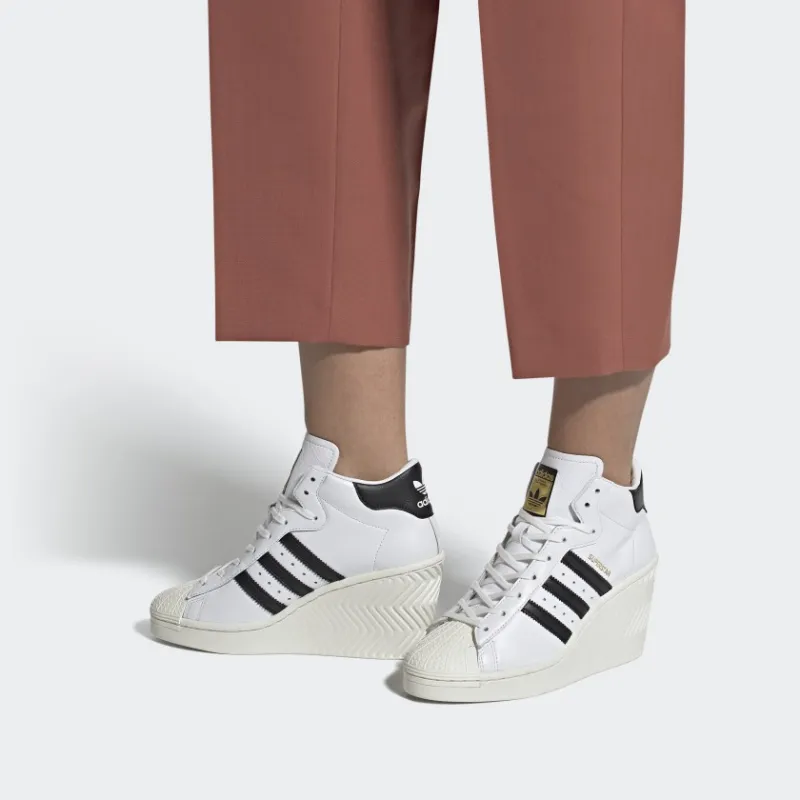 Superstar Women's Adidas Originals Ellure 'White Black' Women's-6