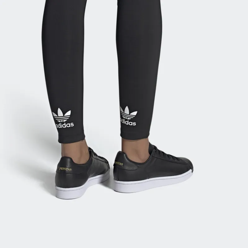 Adidas Superstar Pure Black Women's-5