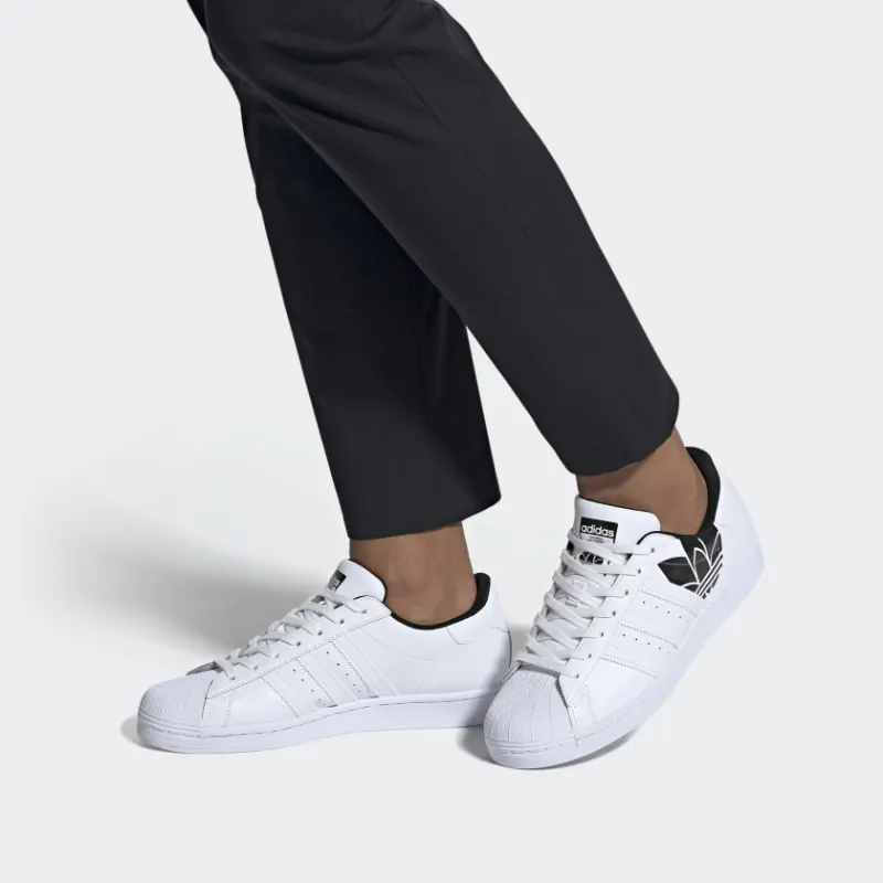 Adidas Superstar White Black Trefoil-6