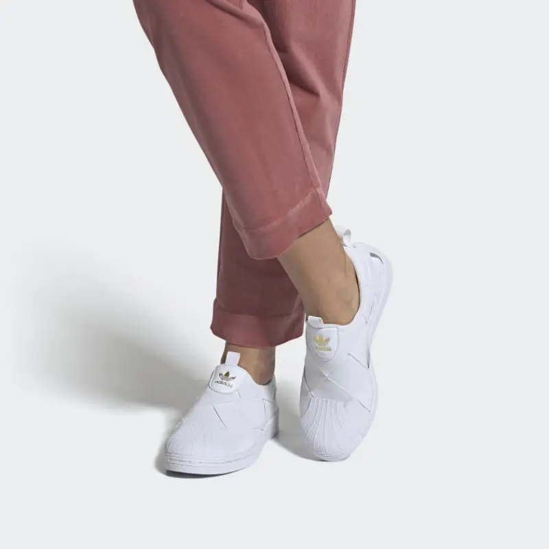 Adidas Superstar Slip On Cloud White Women's-6
