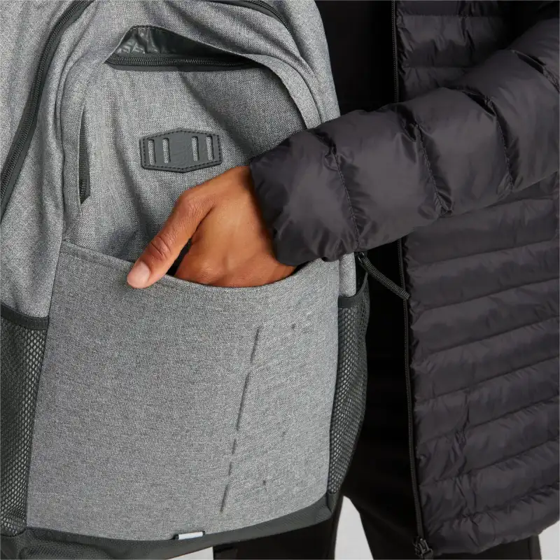 PUMA Polyester Backpack Unisex Gray-2