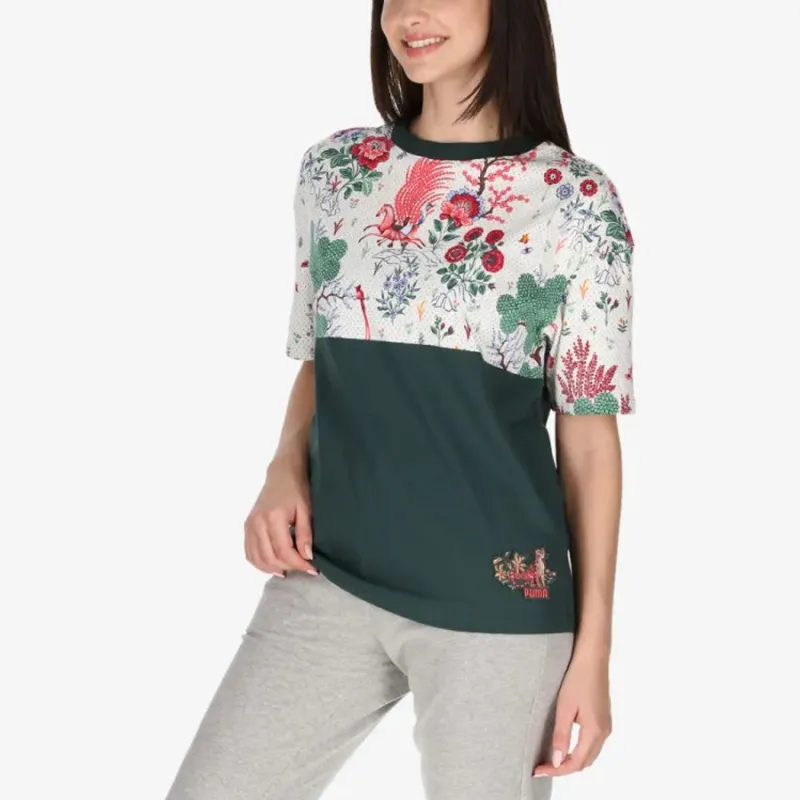 PUMA LIBERTY T Shirts Women's Dark Green-2
