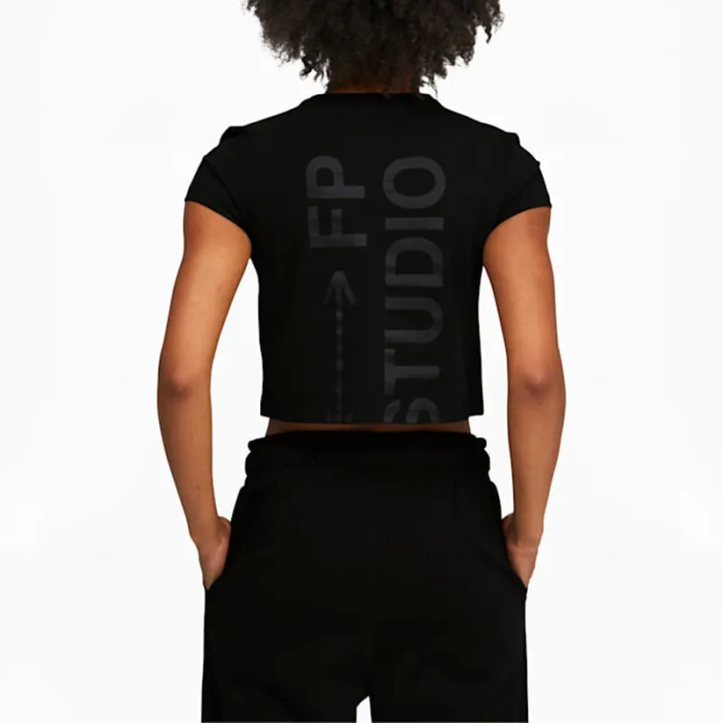 PUMA Crop Tops Women's Black-4
