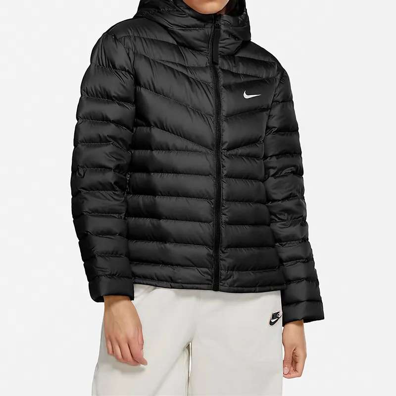 Nike Down Jackets Women's Black-4