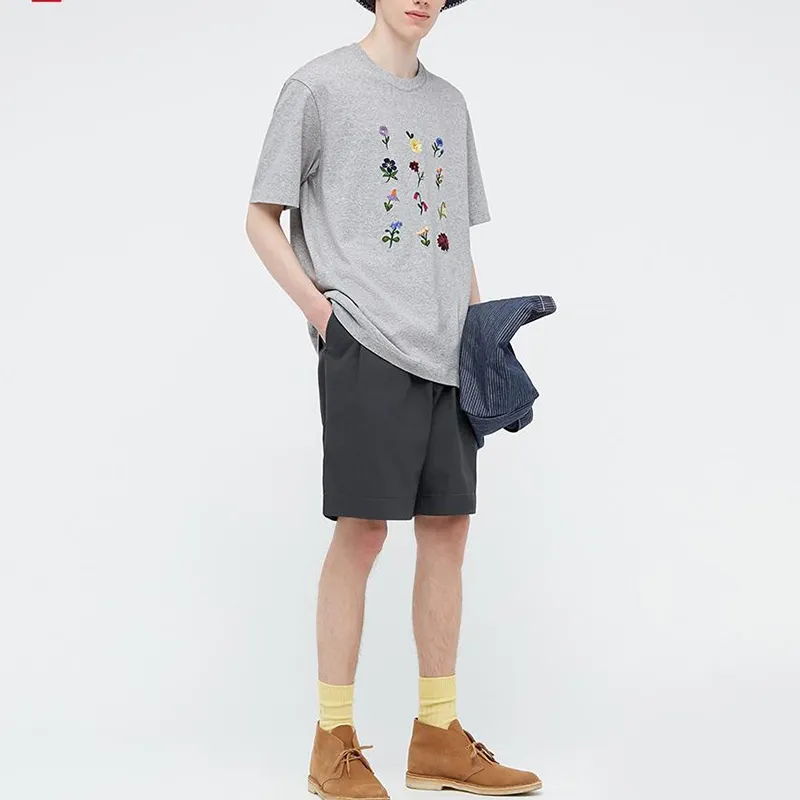 UNIQLO Jw Anderson Co Branded Series Cargo Shorts Men Dark Gray-3