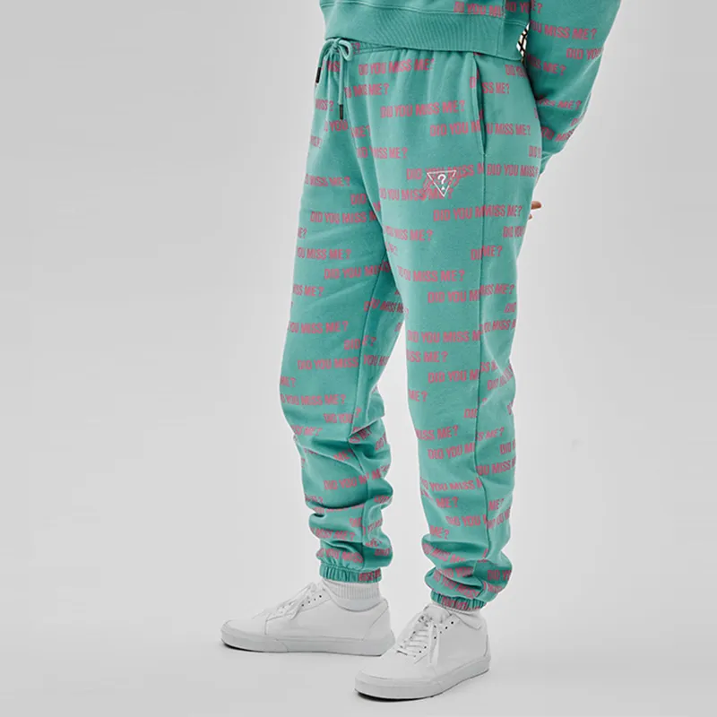 GUESS Knitted Sweatpants Women's Green-2
