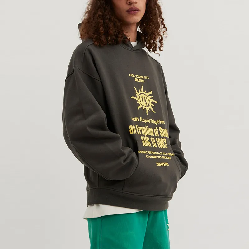 HOLZWEILER Sweatshirts Men Gray-5