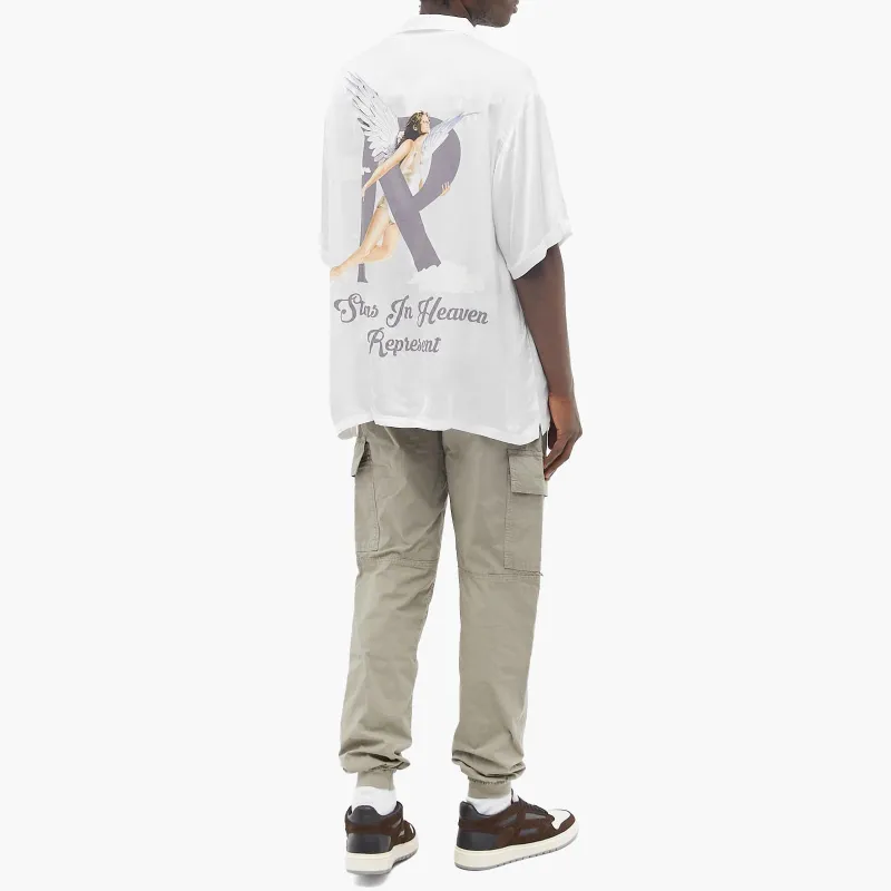 REPRESENT Shirts Men White-3