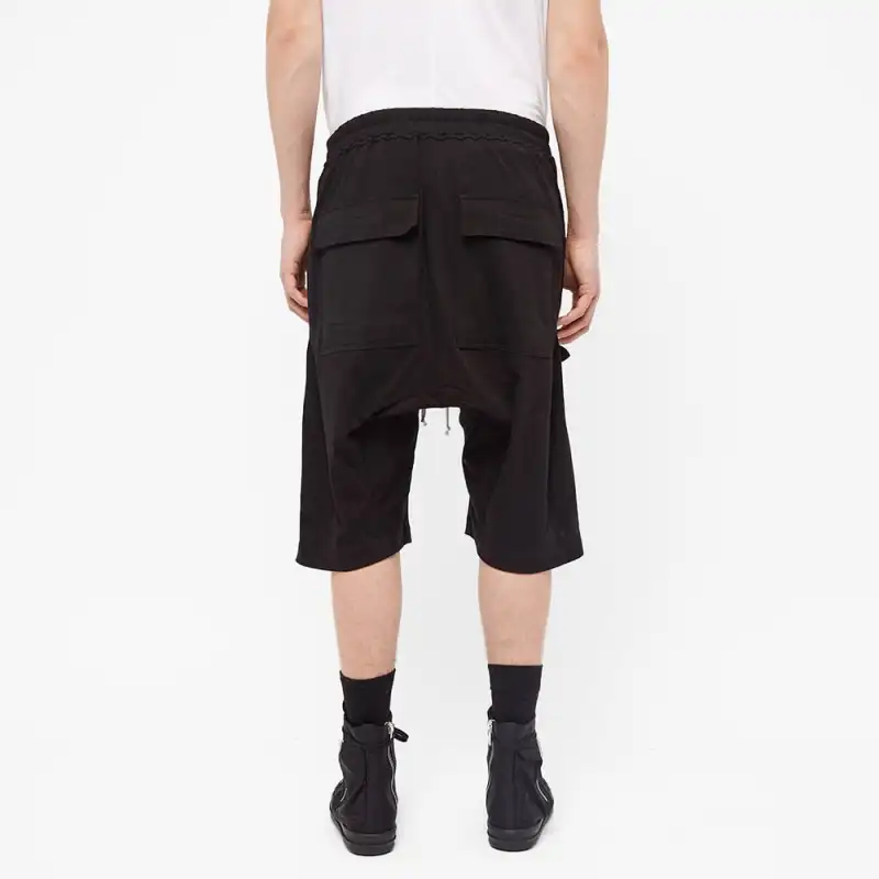 Rick Owens DRKSHDW Casual Shorts Men Black-2