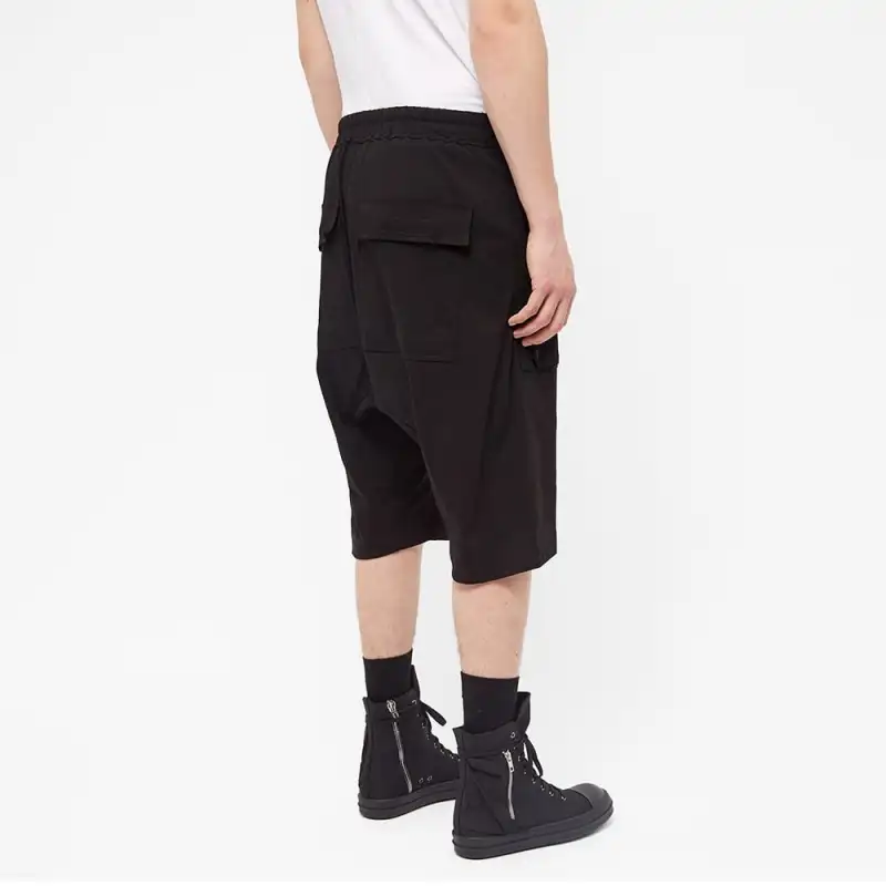 Rick Owens DRKSHDW Casual Shorts Men Black-3