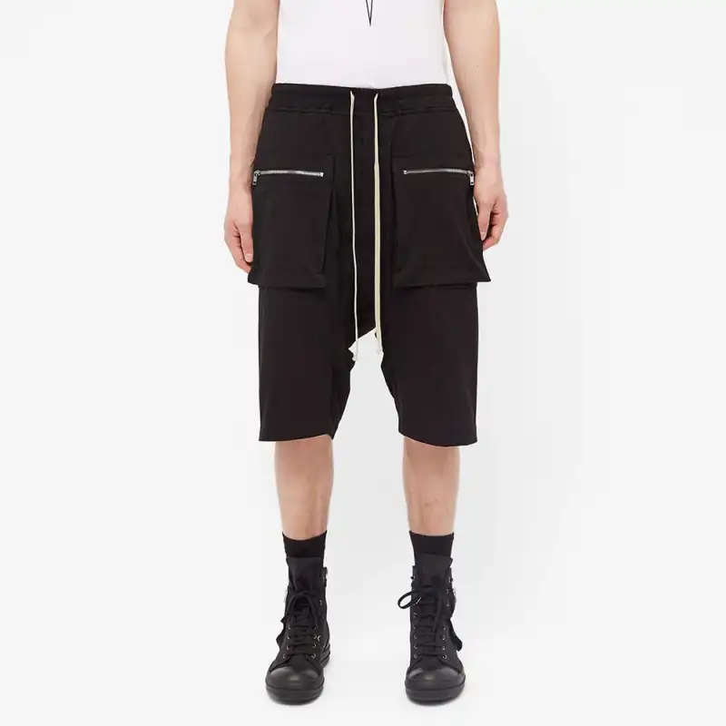 Rick Owens DRKSHDW Casual Shorts Men Black-1