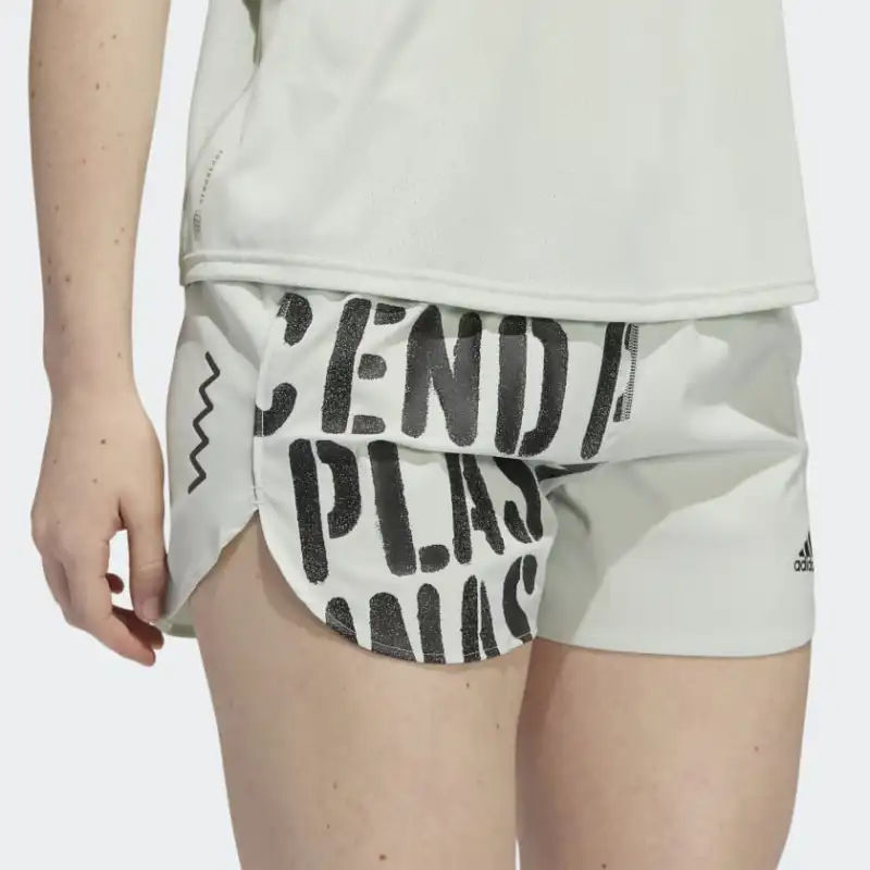 Adidas Casual Shorts Women's Linen Green-6