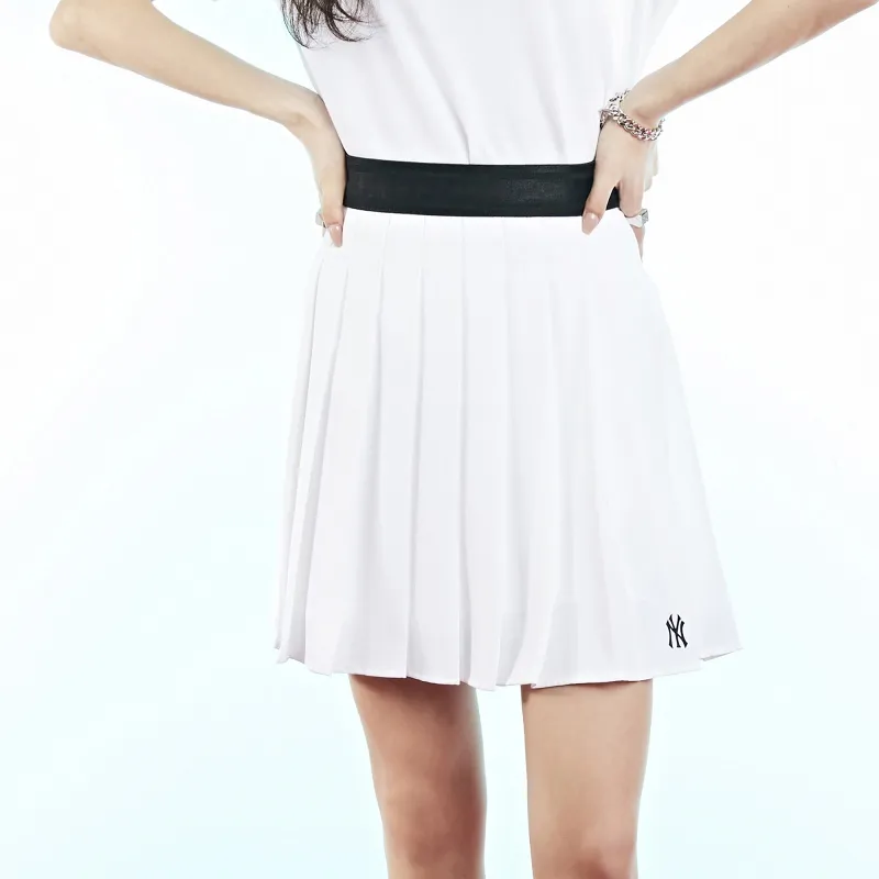 MLB New York Yankees Casual Short Skirts Women's White-4