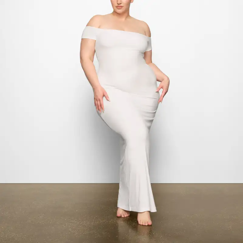 Skims Short-Sleeved Dresses Women's Marble Color-1