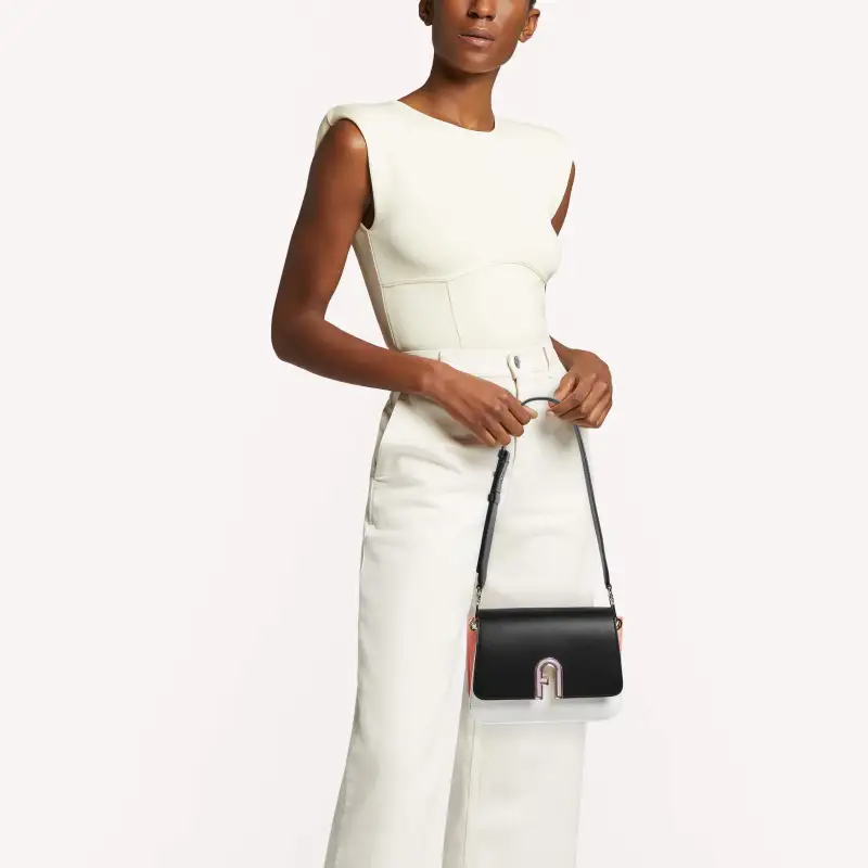 Furla Roman Soft Calfskin Shoulder Bag Women's-4