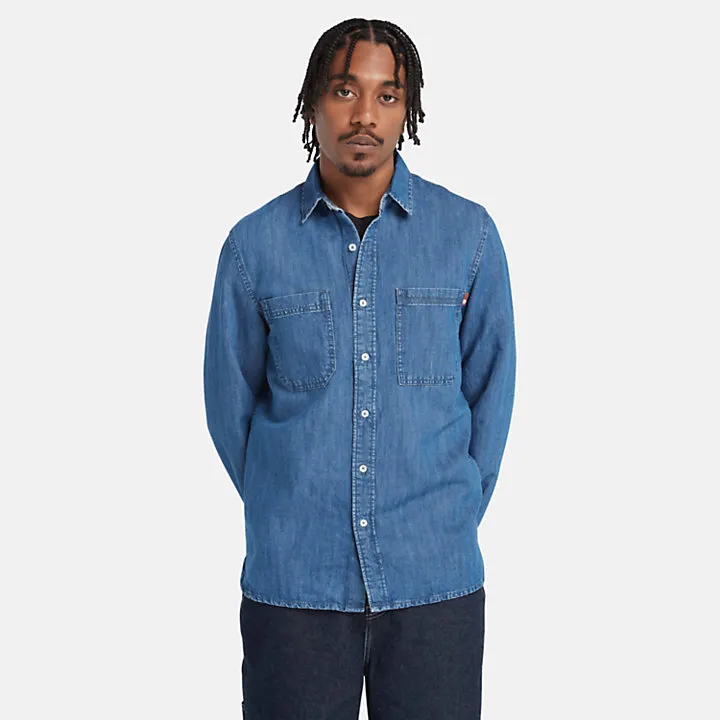 Timberland Shirts Men Blue-2