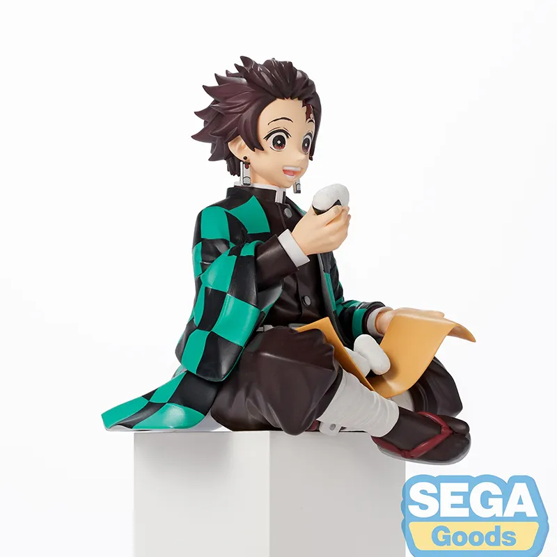 SEGA Demon Slayer Kimetsu No Yaiba Tanjiro Kamado Premium Perching Action Figure Black & Green-2