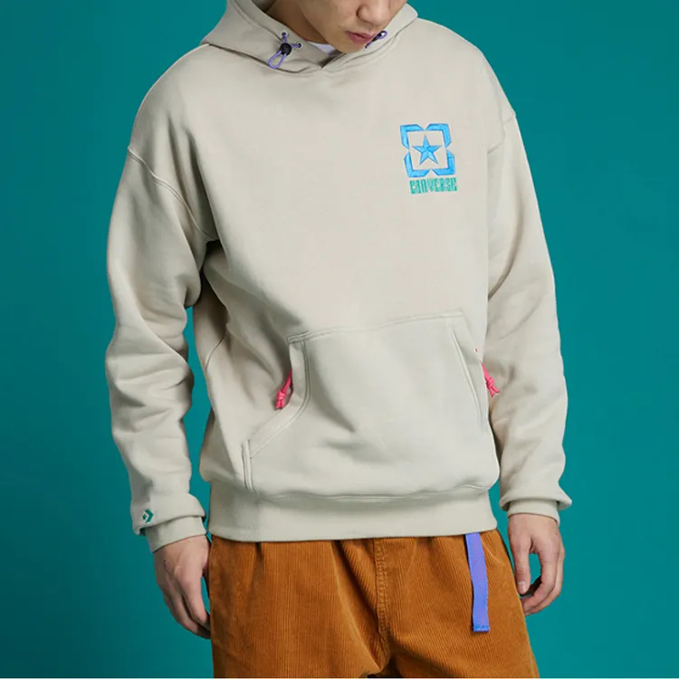 Converse Sweatshirts Men Khaki Beige-3