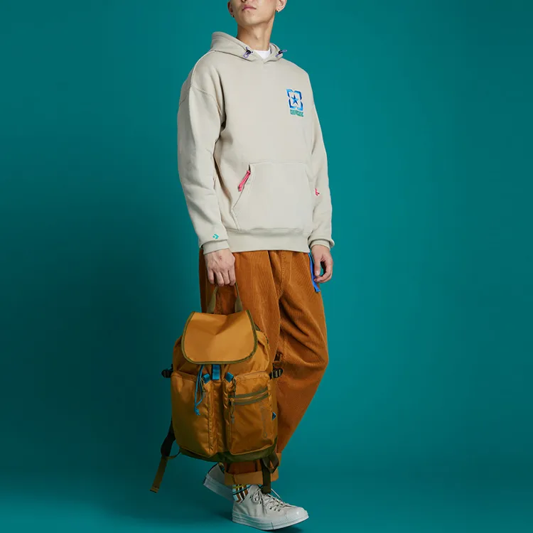 Converse Sweatshirts Men Khaki Beige-2